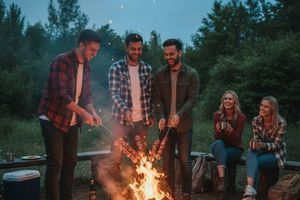 Секрет сочности: Шашлык из свинины в маринаде и свежий Чимичури-соус фото