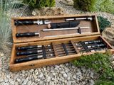 Набір шампурів у кейсі Grill skiff S. Шашличний набір. Подарунок чоловікові Grill skiff S фото