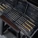 Шикарный винтажный набор шампуров в кейсе Vintage №4 + Гравировка
