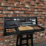 Роскошный набор шампуров ручной работы в кейсе Хищник-Profi-Box Хижак-Profi-Box фото
