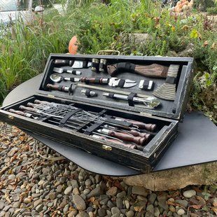 Подарунковий набір шампурів у кейсі для пікніка Viking Case Viking Case фото